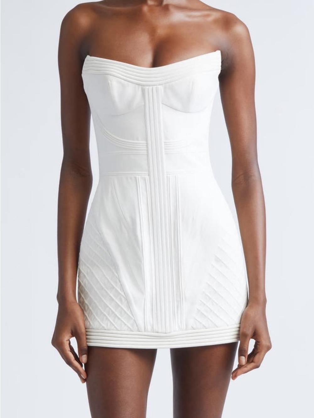 Zimmermann White Rebellion Corded Mini Dress. - Picture 2 of 7